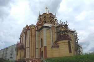 Строительство храма (2009 год).