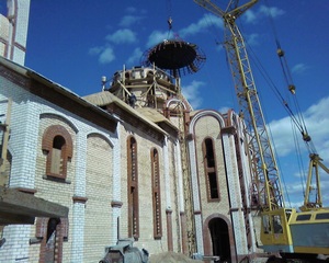 Строительство храма Благовещения Пресвятой Богородицы